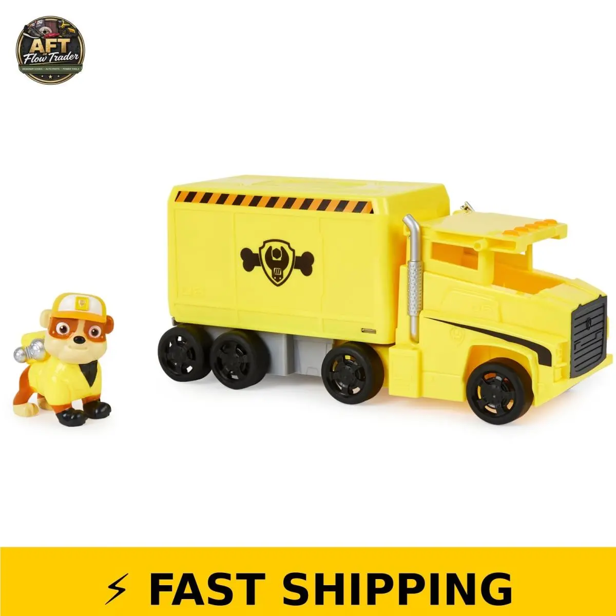 Paw Patrol Rubble Transforming Vehicle Figure - Big Truck Pup
