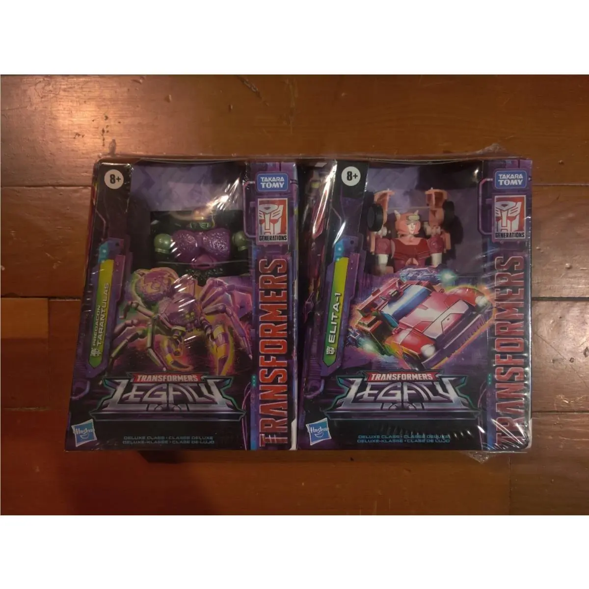 Transformers Action Figure Statue Hasbo Generations Legacy Beast Wars 2-Pack Predacon Tarantulas & Elita-1