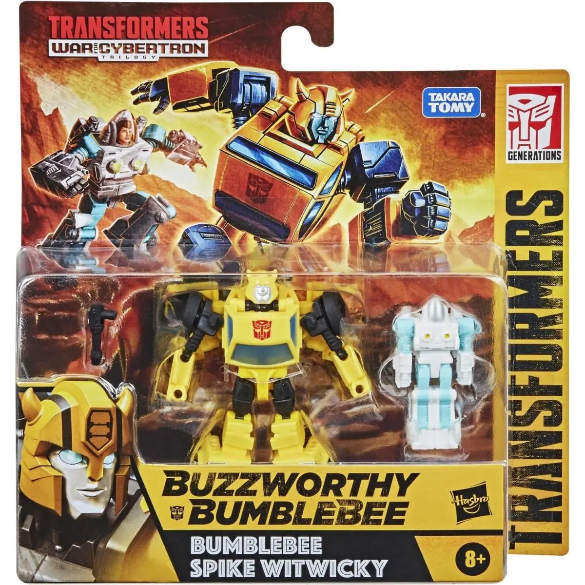 Transformers Buzzworthy Bumblebee War For Cybertron Core Bumblebee Spike Witwi