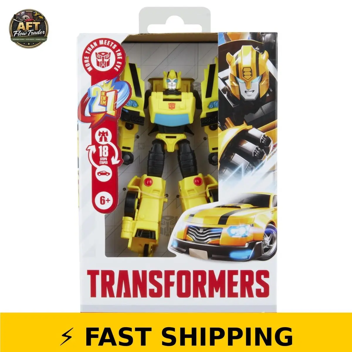 Transformers Prime Changers Bumblebee Action Figure - 5 Inch