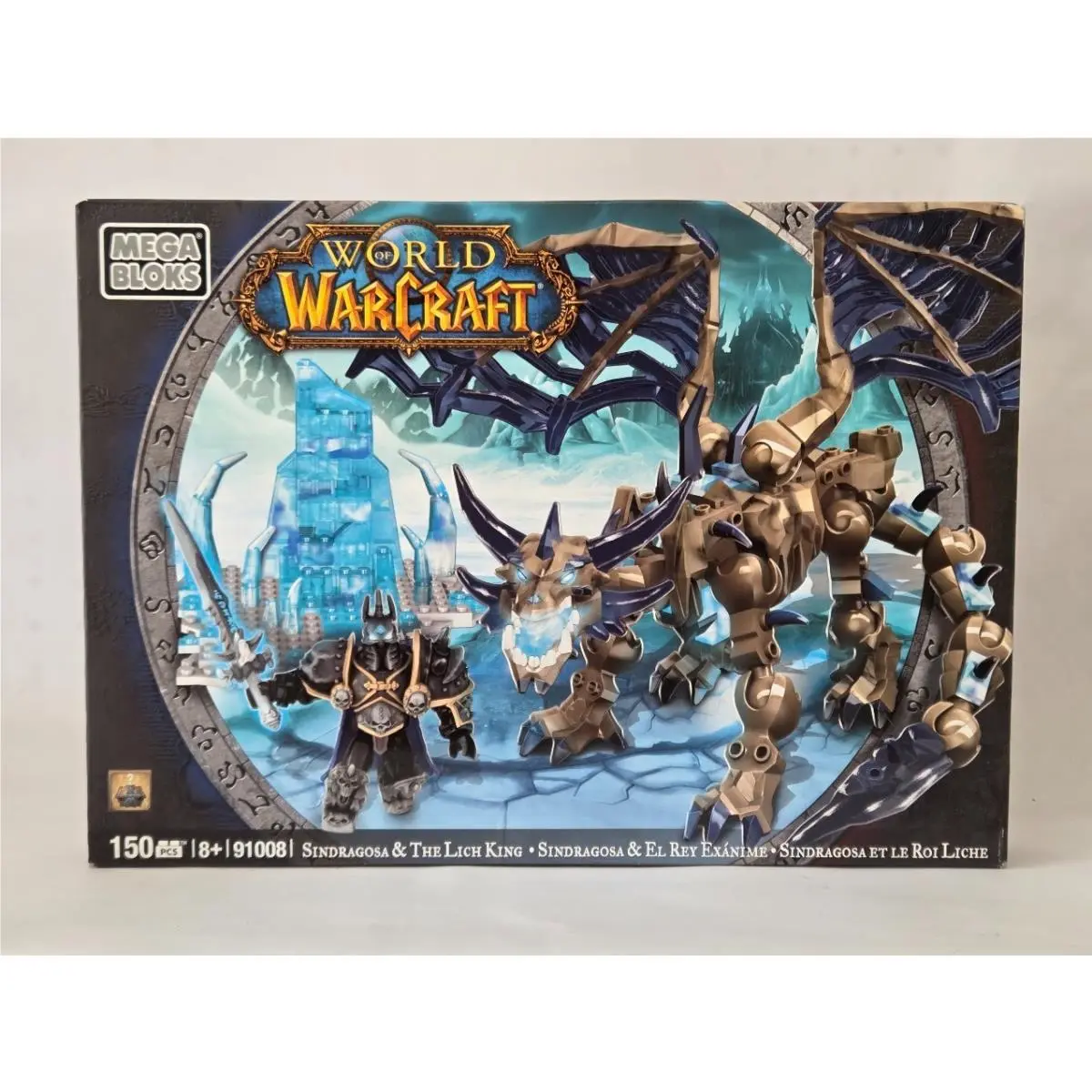 Mega Bloks World Of Warcraft Sindragosa The Lich King Set 91008 Box