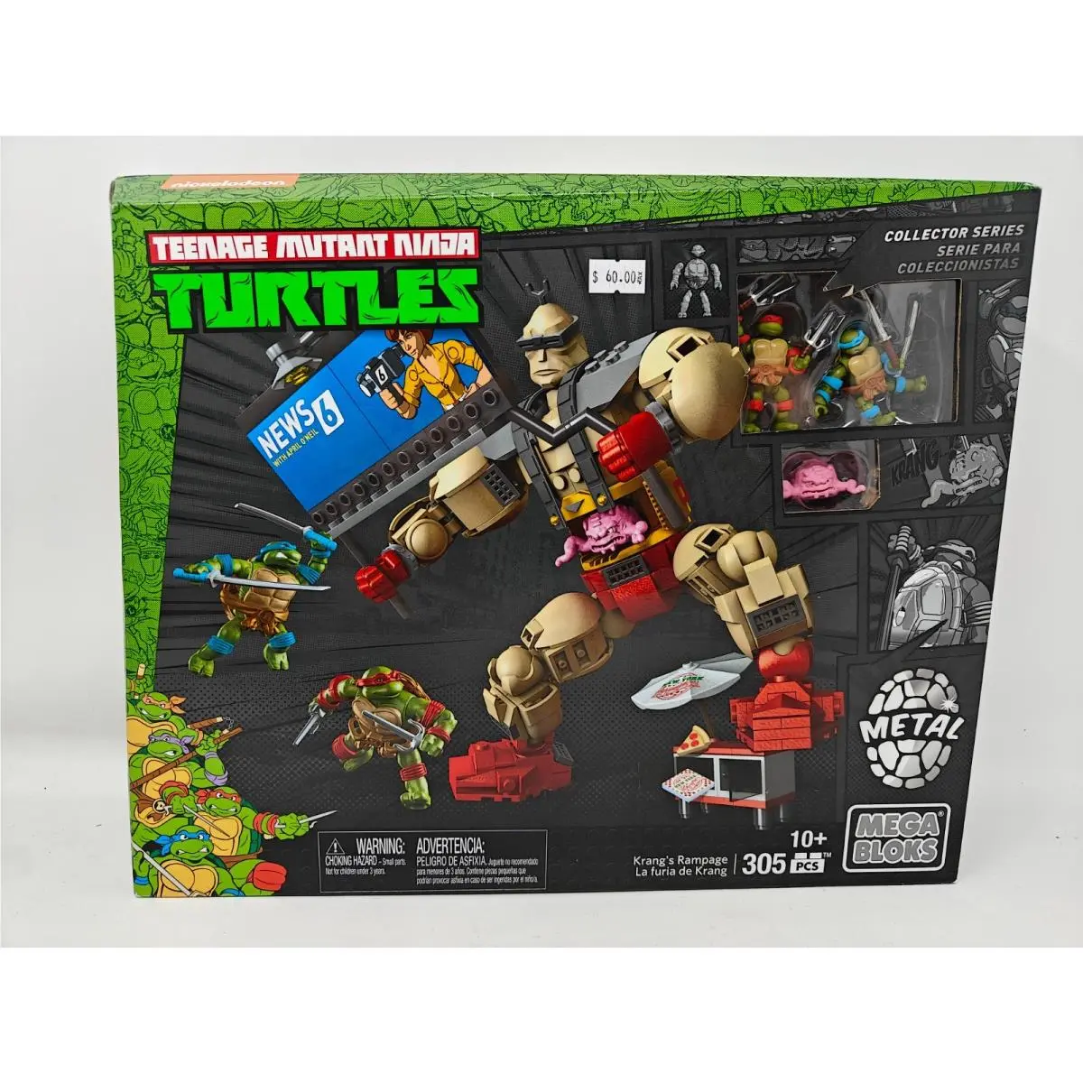 Mega Bloks 2016 Teenage Mutant Ninja Turtles Tmnt Krang`s Rampage