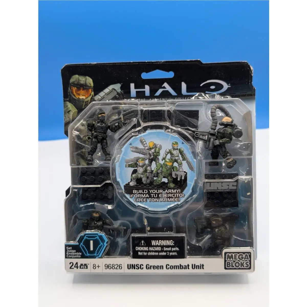 Halo Wars Sealed/nib 2009 Mega Bloks Unsc Green Combat Unit 96826