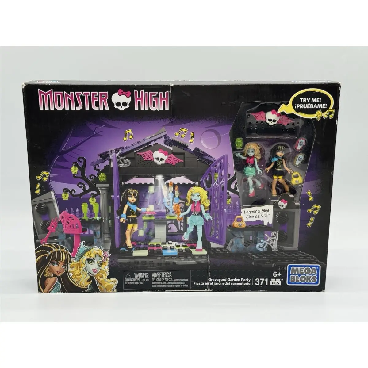 Monster High Mega Bloks Graveyard Garden Party with Music 2015