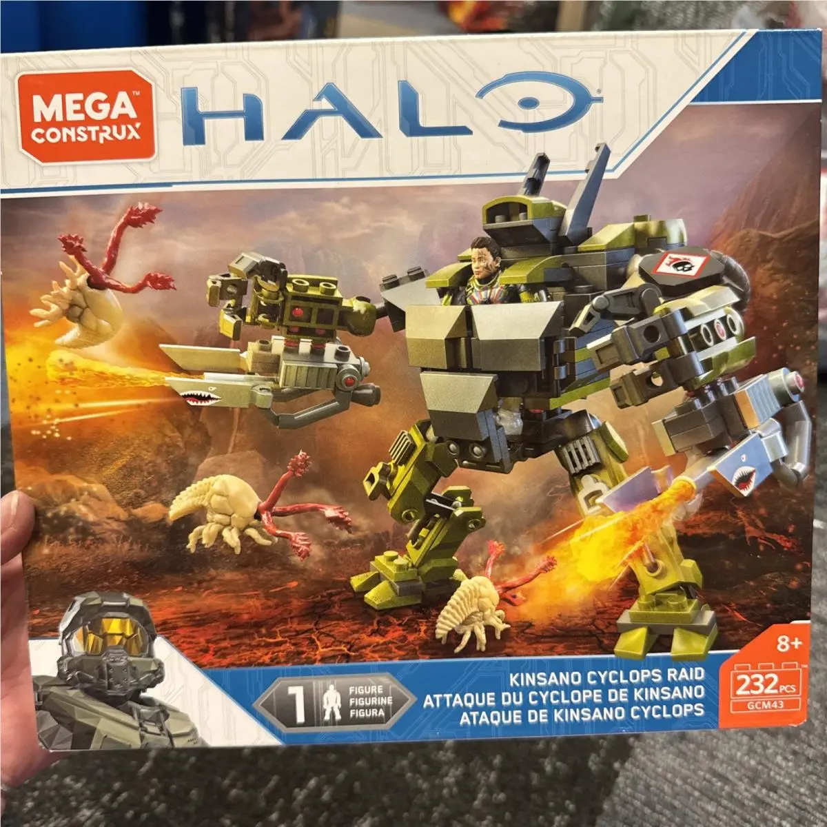 Halo Construx Mega Bloks Unsc Hellbringer Kinsano Cyclops Raid GCM43