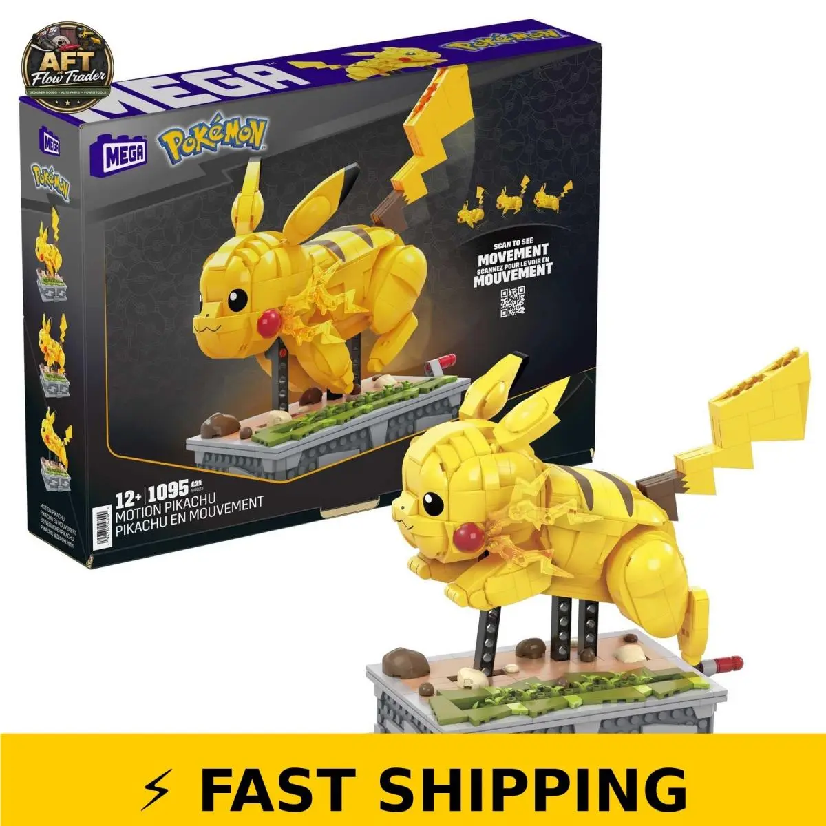 Mega Bloks Pokemon Building Toy - Mechanized Pikachu Figure