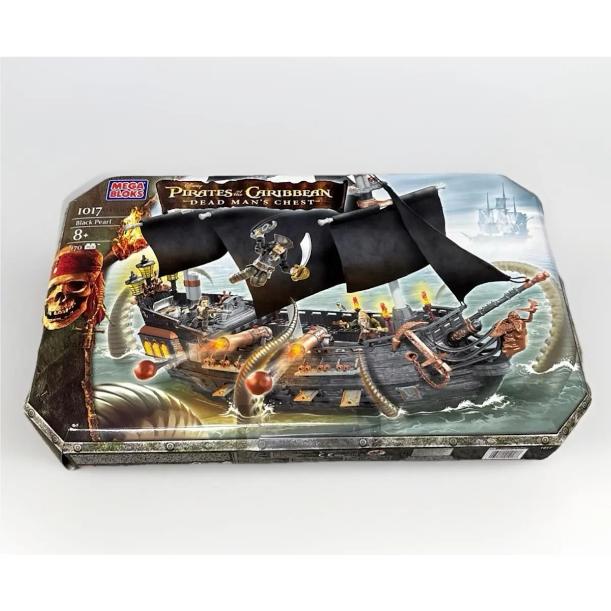 Mega Bloks Pirates of The Caribbean Black Pearl 1017 Dead Mans Chest Set 170 Pcs