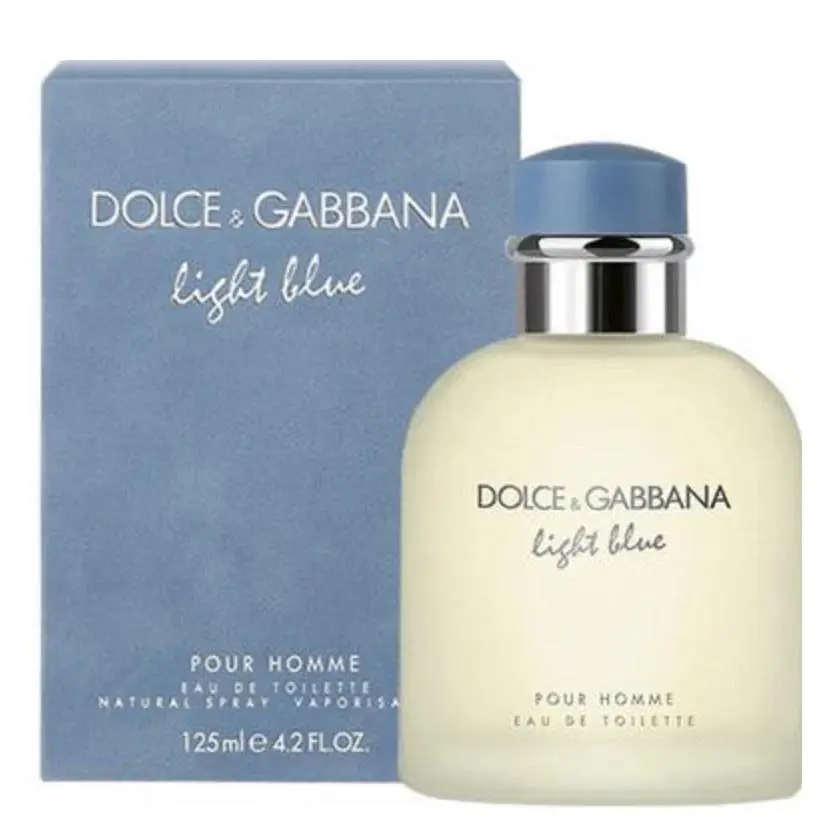 Dolce Gabbana Light Blue Pour Homme For Men Eau de Toilette Spray 4.2 oz