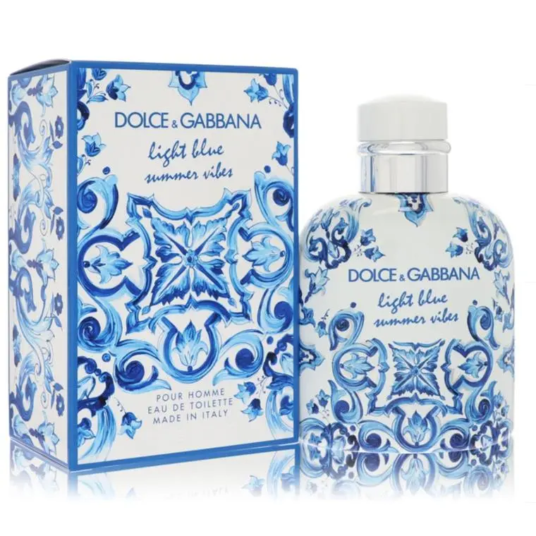 Light Blue Summer Vibes Cologne By Dolce Gabbana For Men 4.2 Oz Edt