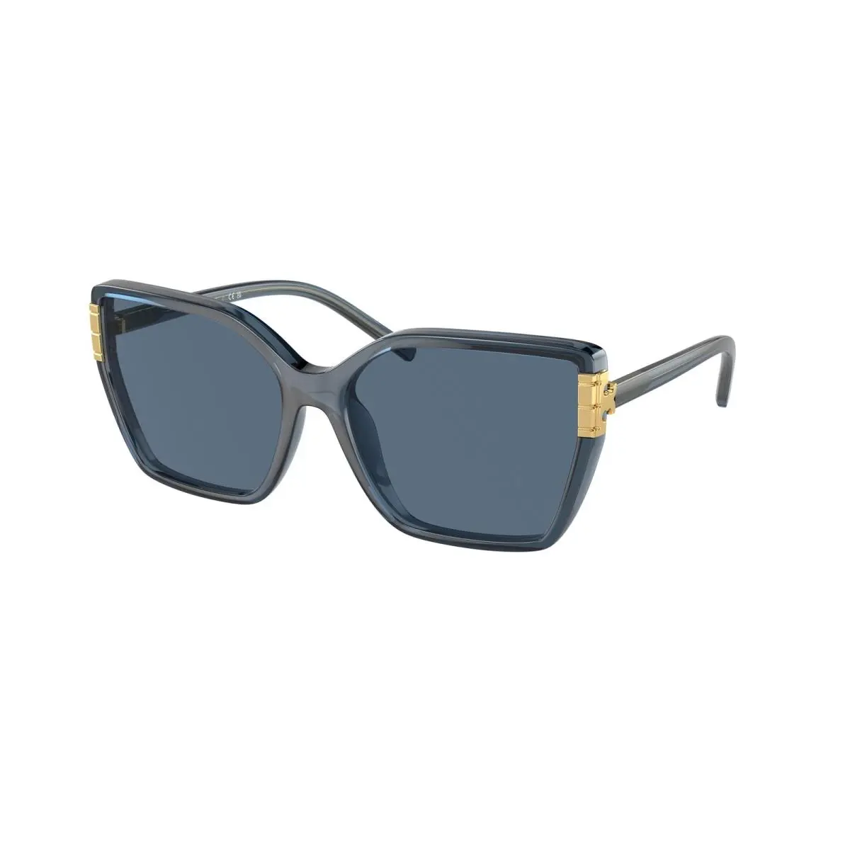 Tory Burch TY9076U 199180 Transparent Blue Dark Blue 58 mm Women`s Sunglasses