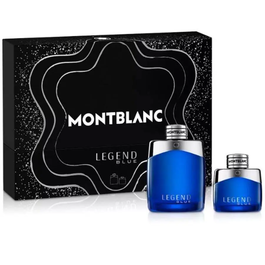 Montblanc Men`s Legend Blue 2pcs Edp Gift Set Fragrances 3386460148016