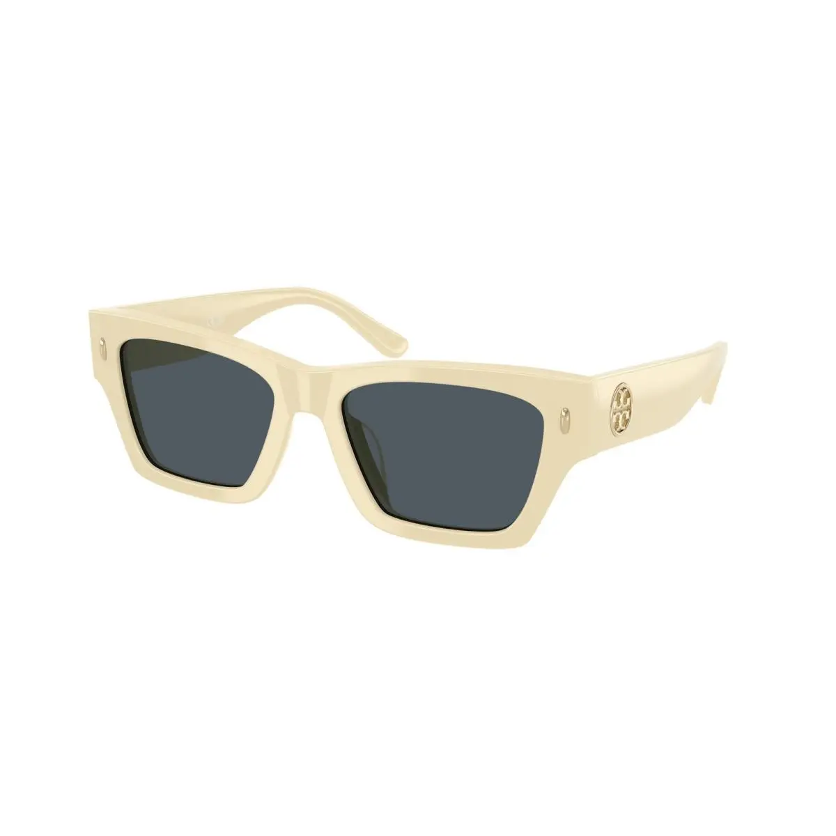 Tory Burch TY7169U 194787 Warm Ivory Dark Grey 52 mm Women`s Sunglasses