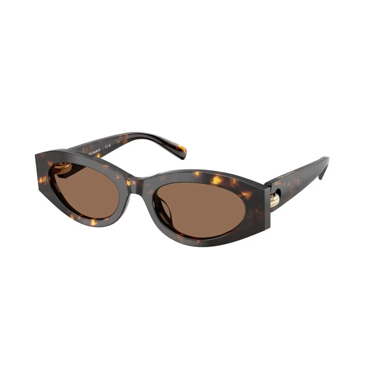 Tory Burch TY7222U 198173 Brown Tortoise Brown 52 mm Women`s Sunglasses ...
