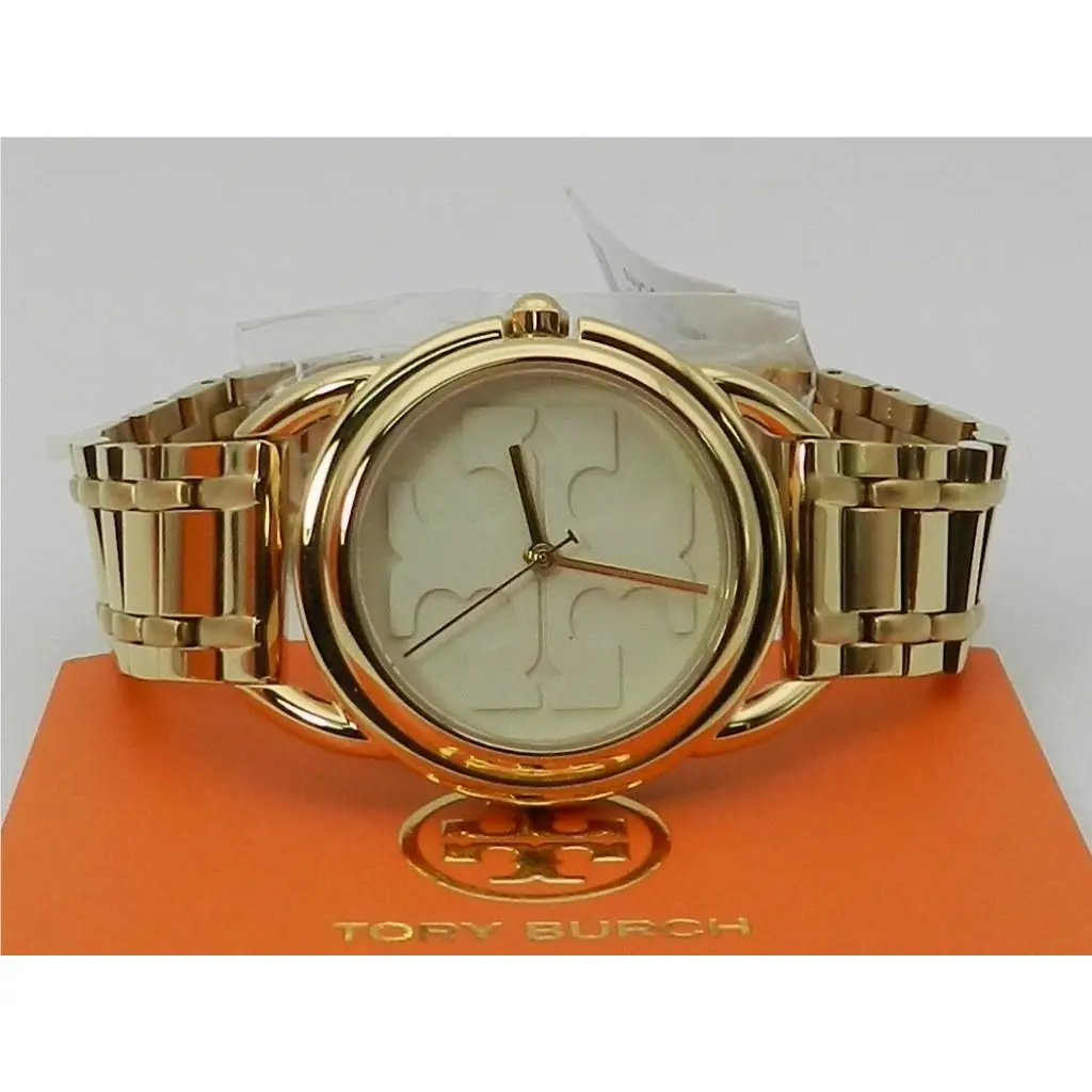 Tory Burch Women`s The Miller Gold-tone Stainless Steel Bracelet Watch 32mm