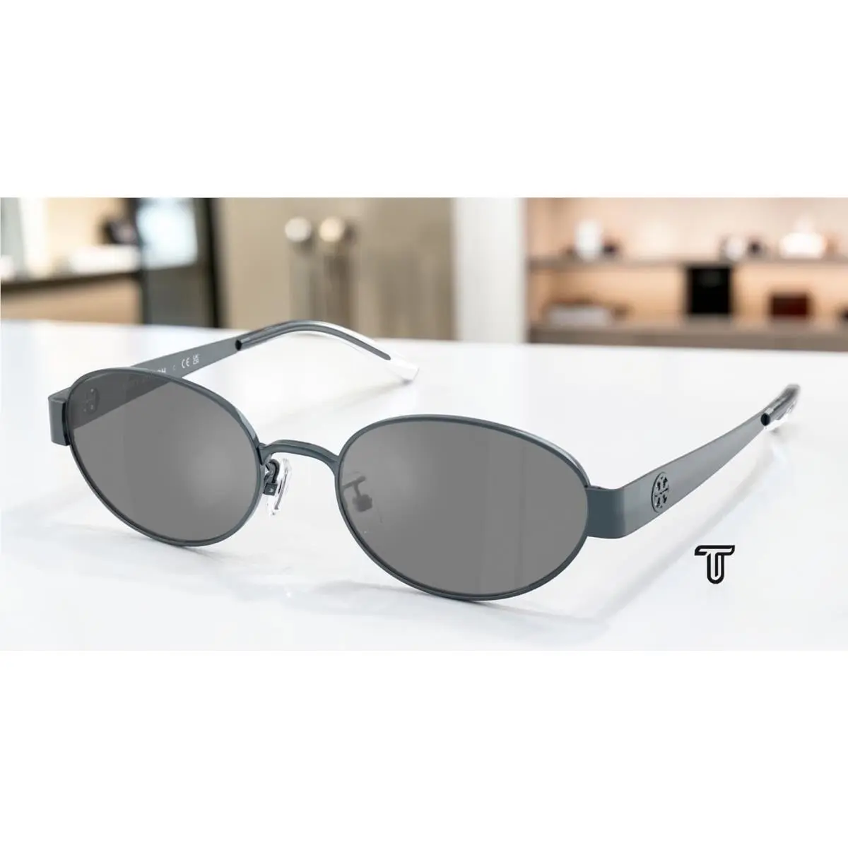 Tory Burch TY6116 33614D Navy Dark Gery 54 mm Women`s Sunglasses