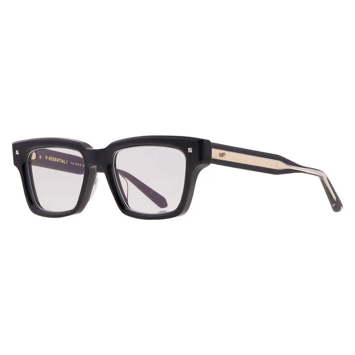Valentino V-essential Demo Square Men`s Eyeglasses VLX-121 A 51 VLX-121 A 51