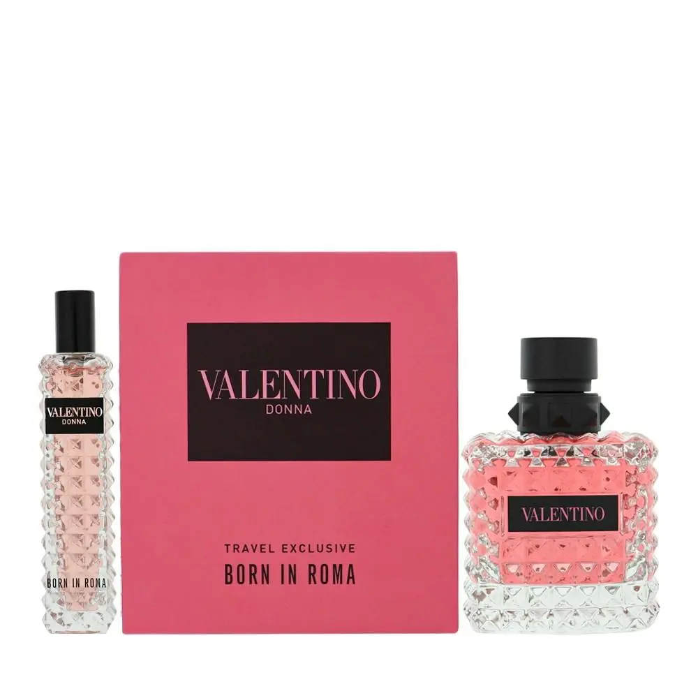 Valentino Born In Roma 2 Piece Set For Women 2 Piece Set by Valentino Gift Set