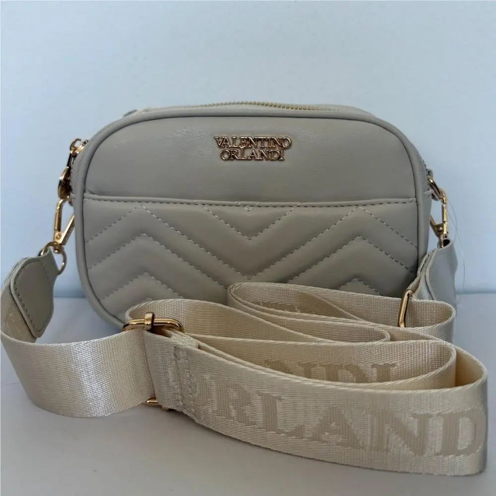 Valentino Orlandi Tan Leather Crossbody V-2002