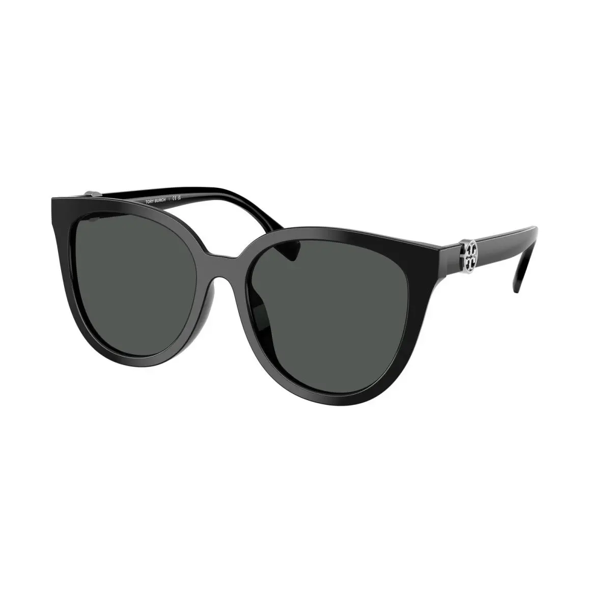 Tory Burch TY7213D 170987 Black Dark Grey 56 mm Women`s Sunglasses