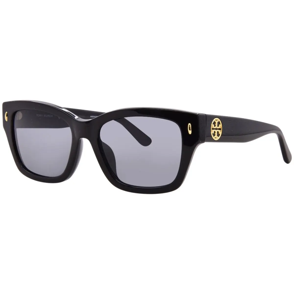 Tory Burch TY7167U 170987 Sunglasses Women`s Black/grey Solid Lenses 53mm