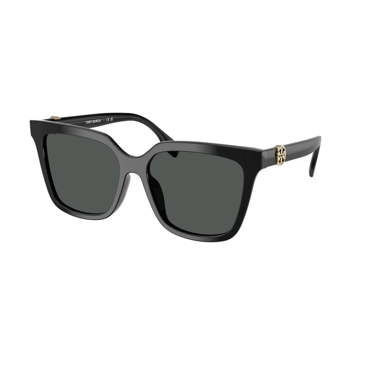 Tory Burch TY7212D 170987 Black Dark Grey 56 mm Women`s Sunglasses