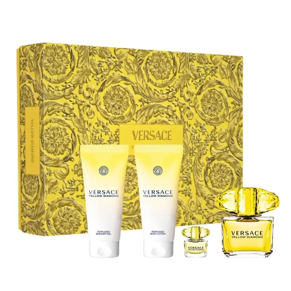 Yellow Diamond Eau de Parfum 4-PC Gift Set For Women by Versace