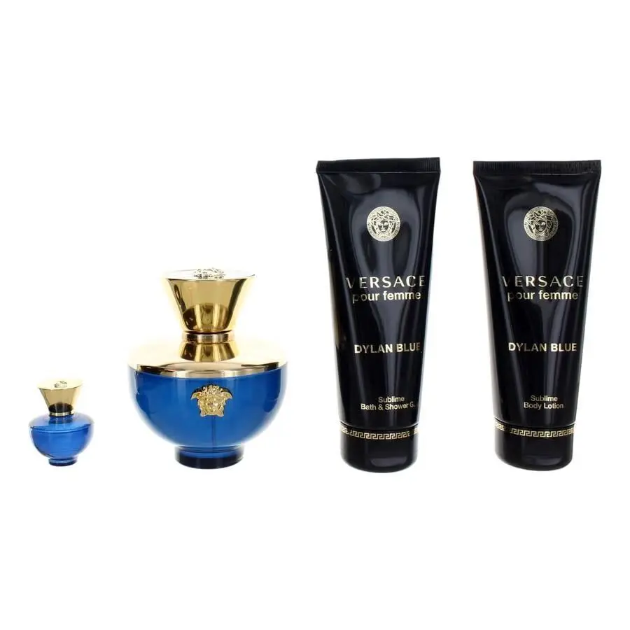 Versace Ladies Dylan Blue Gift Set Fragrances 8011003889082