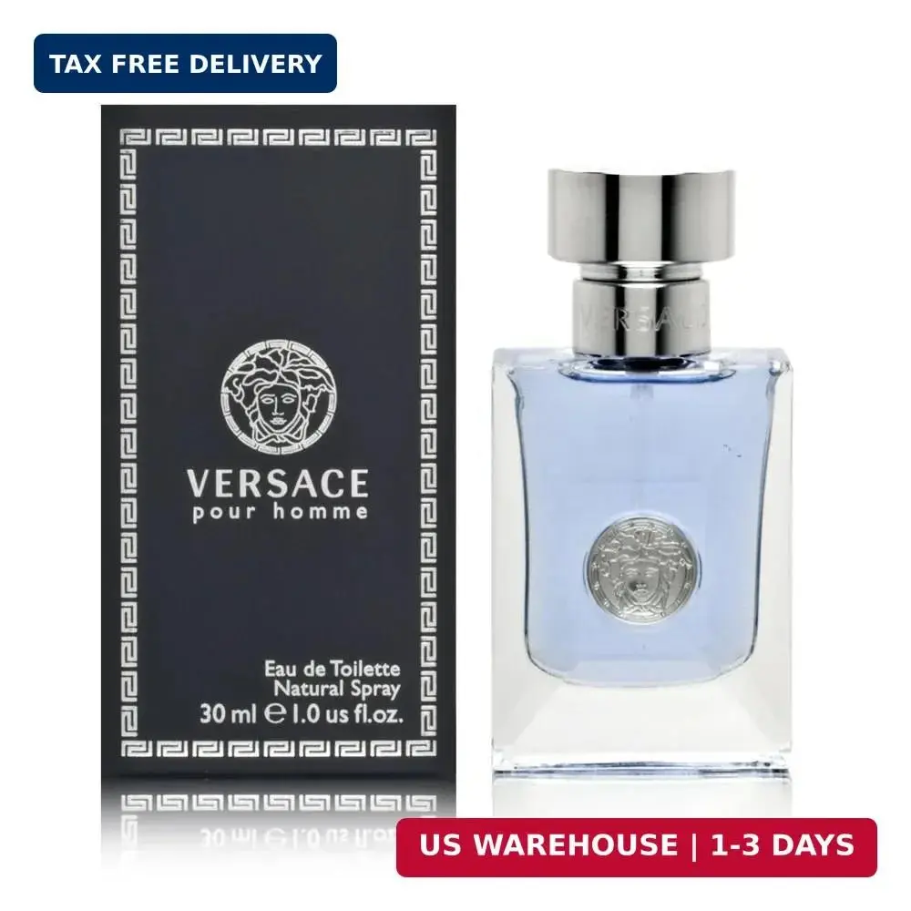 Versace Pour Homme For Men Eau De Toilette Spray 1.0 Ounce