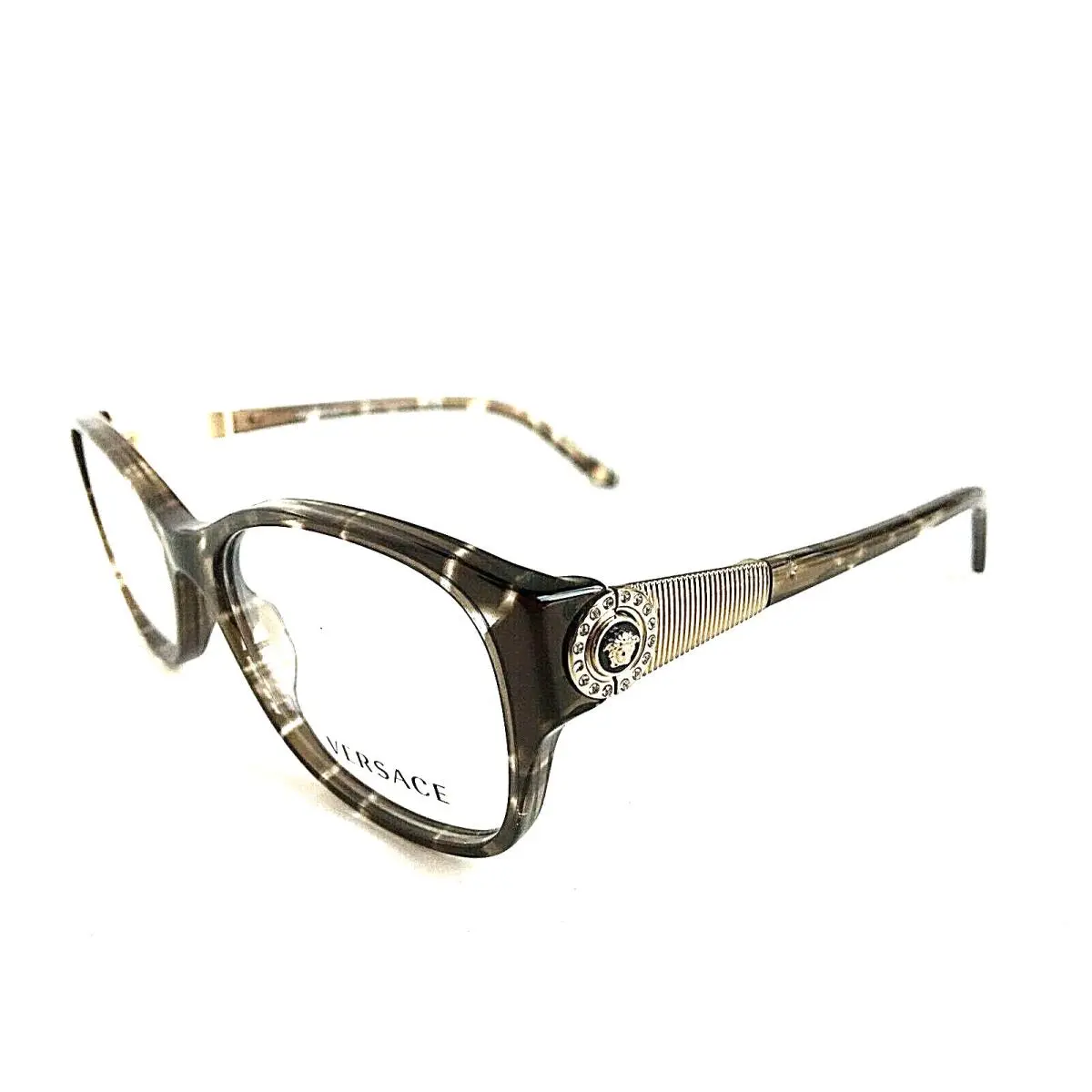 Versace Mod. 6831B699 Gray Tortoise 52mm Women`s Eyeglasses Frame Italy D