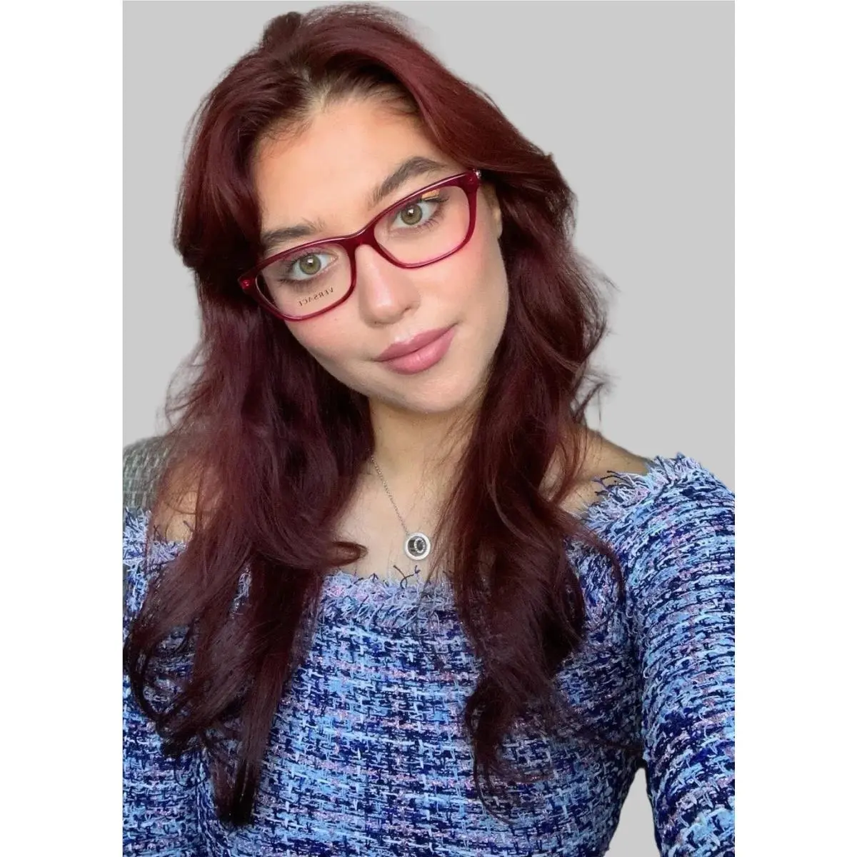 Versace Mod. 2329750 Violet 54mm Cat Eye Women`s Eyeglasses Italy