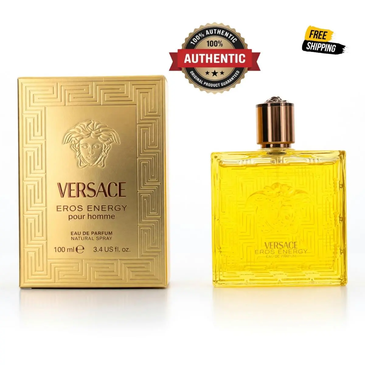 Versace Eros Energy by Versace 3.4 oz Edp Spray For Men