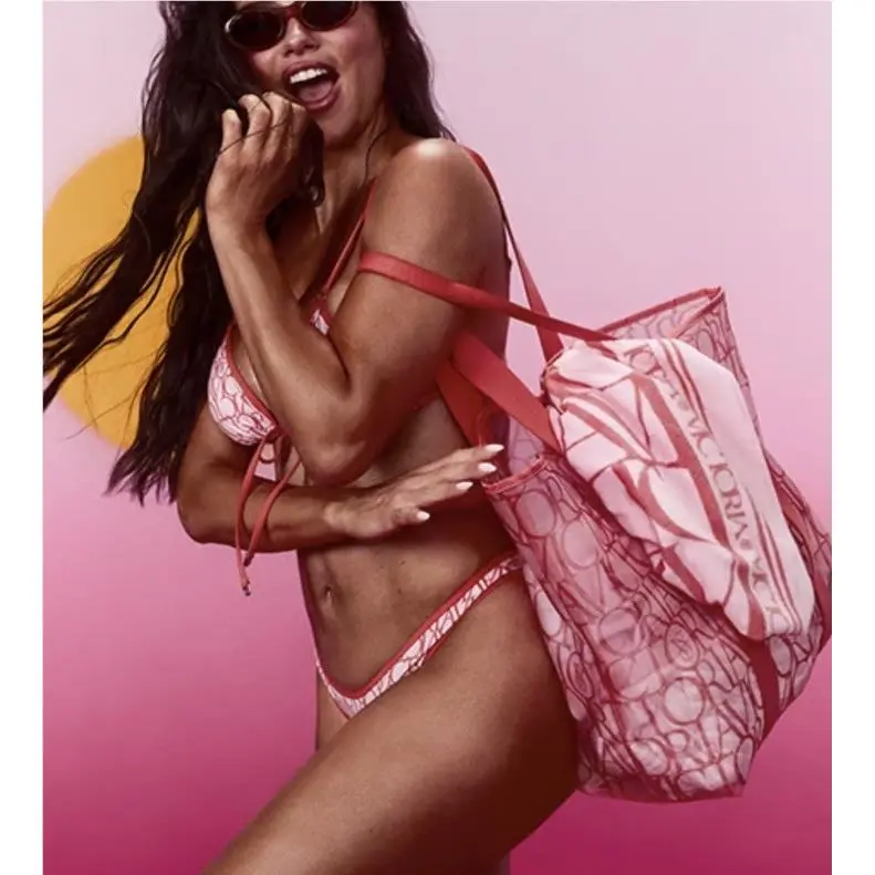 Victorias Secret Mesh Beach Tote Towel Set Summer 2026