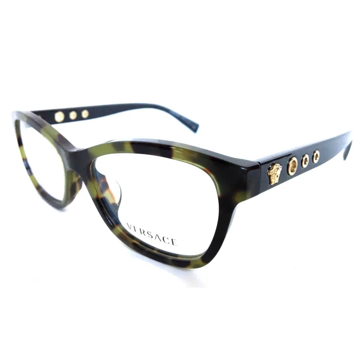 Versace Mod. 3225Z183 Green 52mm Cat Eye Women`s Eyeglasses Frame Italy