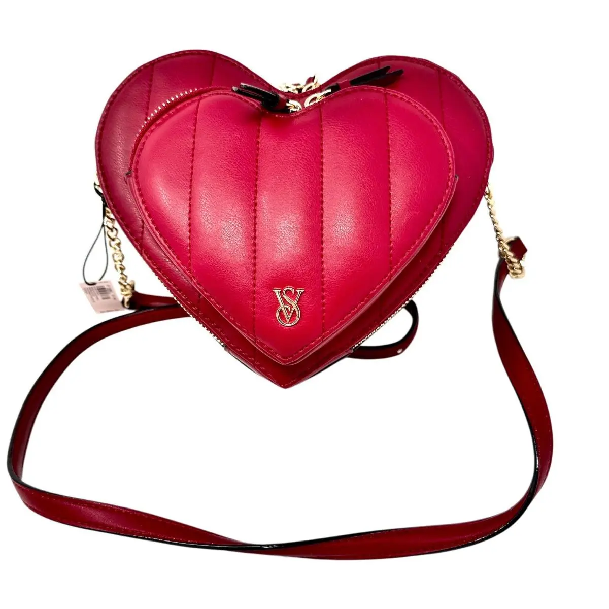 Victoria`s Secret Heart Crossbody Bag Deep Red by Victoria's Secret
