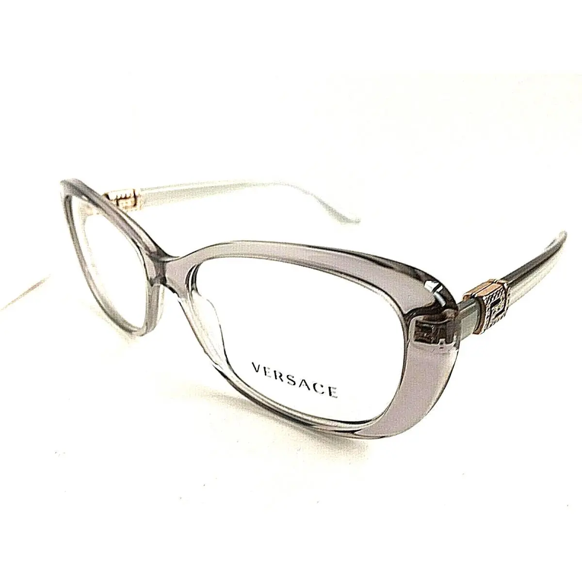 Versace Mod. 3432-B Gray 53mm Women`s Eyeglasses Frame Made in Italy 8