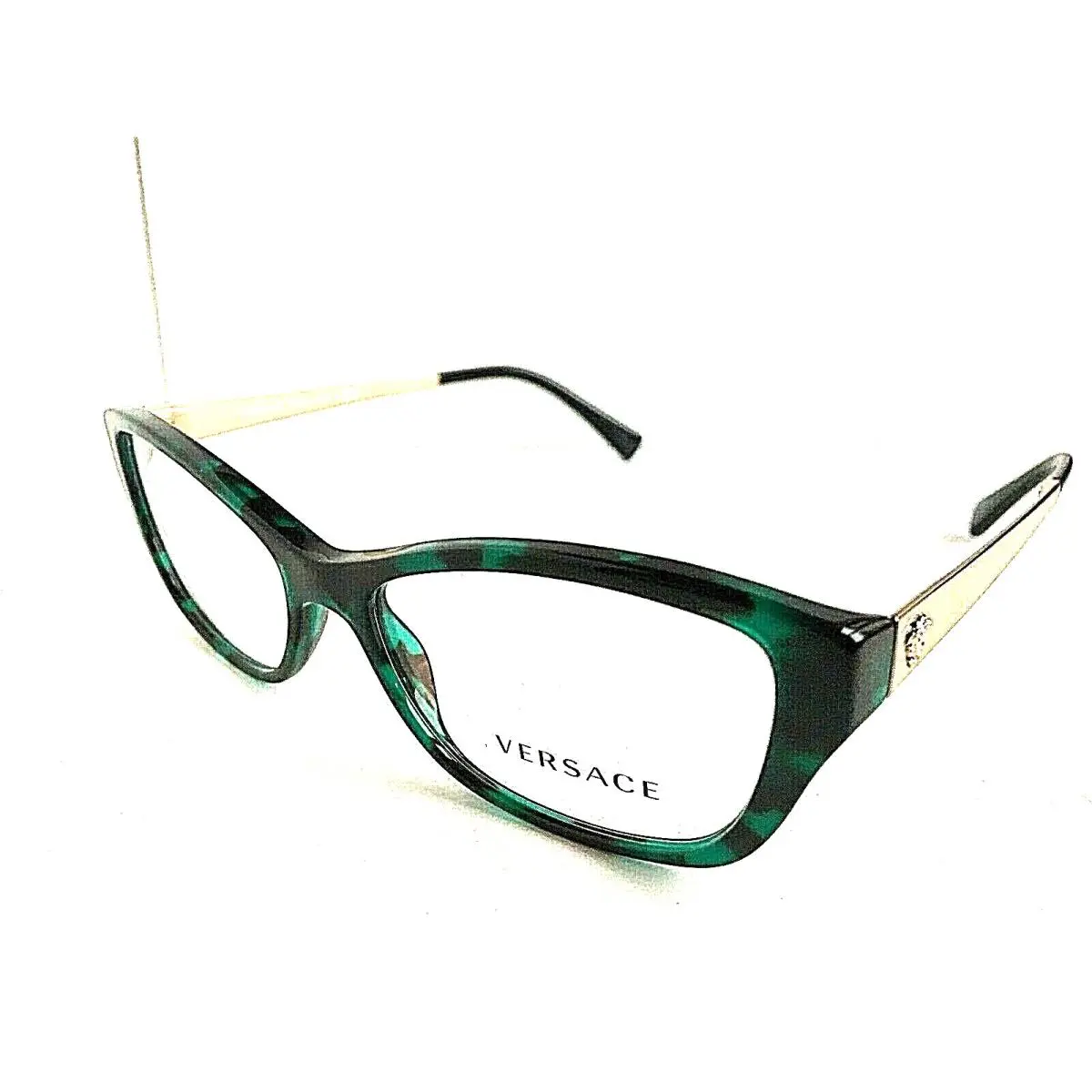 Versace Mod.3632 Green 52mm 52-16 Cat Eye Women`s Eyeglasses Frame Italy 2 7