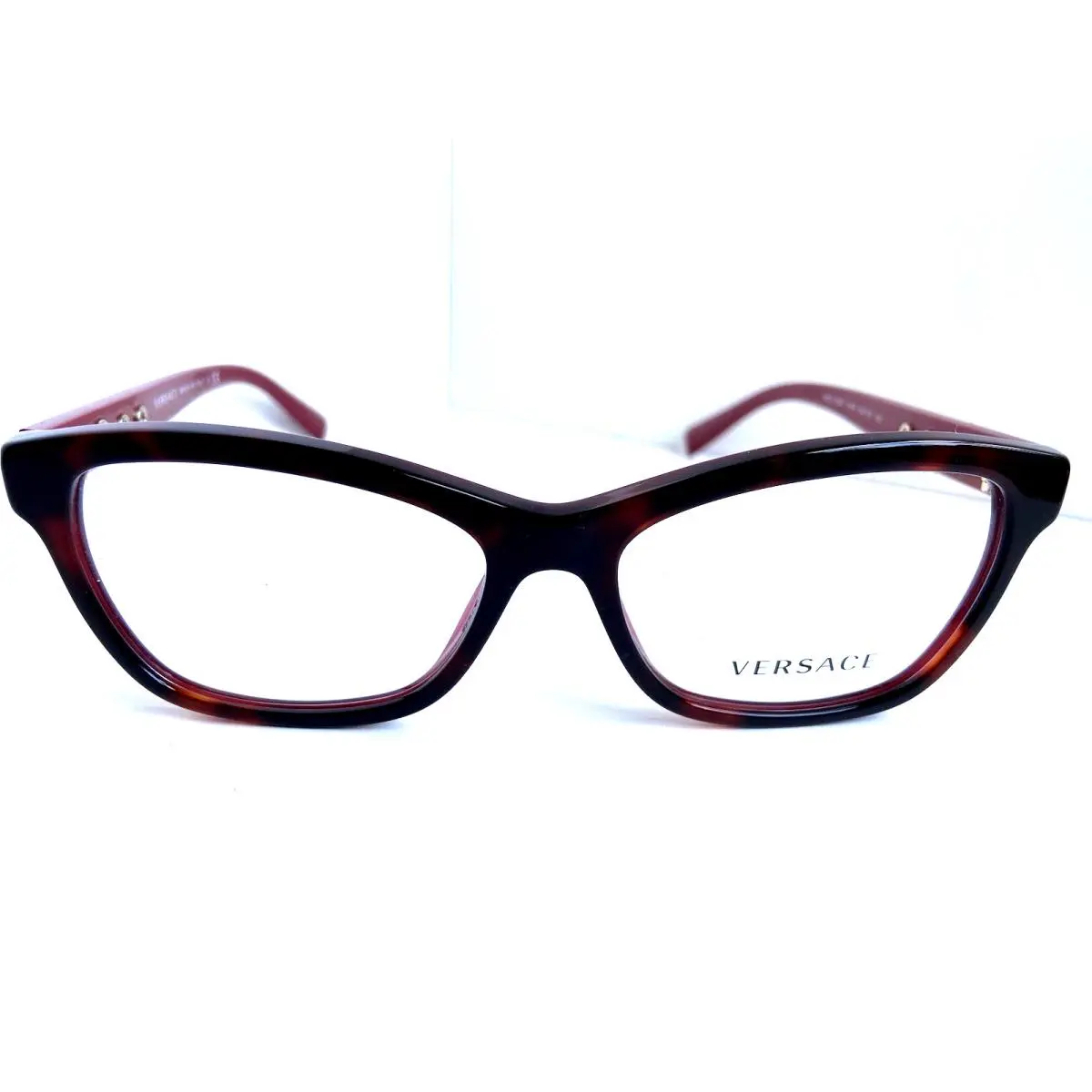 Versace Women`s Eyeglasses Mod. 2532 8451 Tortoise Red 54mm Cat Eye 7