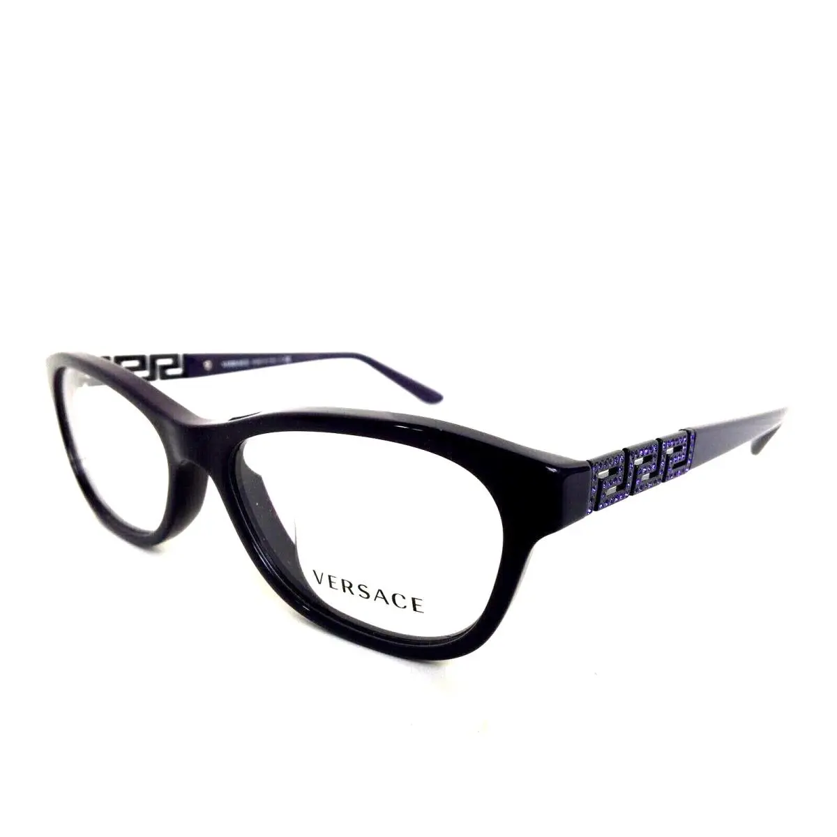 Versace Mod. 1232BA6450 Purple 54mm Cat Eye Women`s Eyeglasses Italy D44