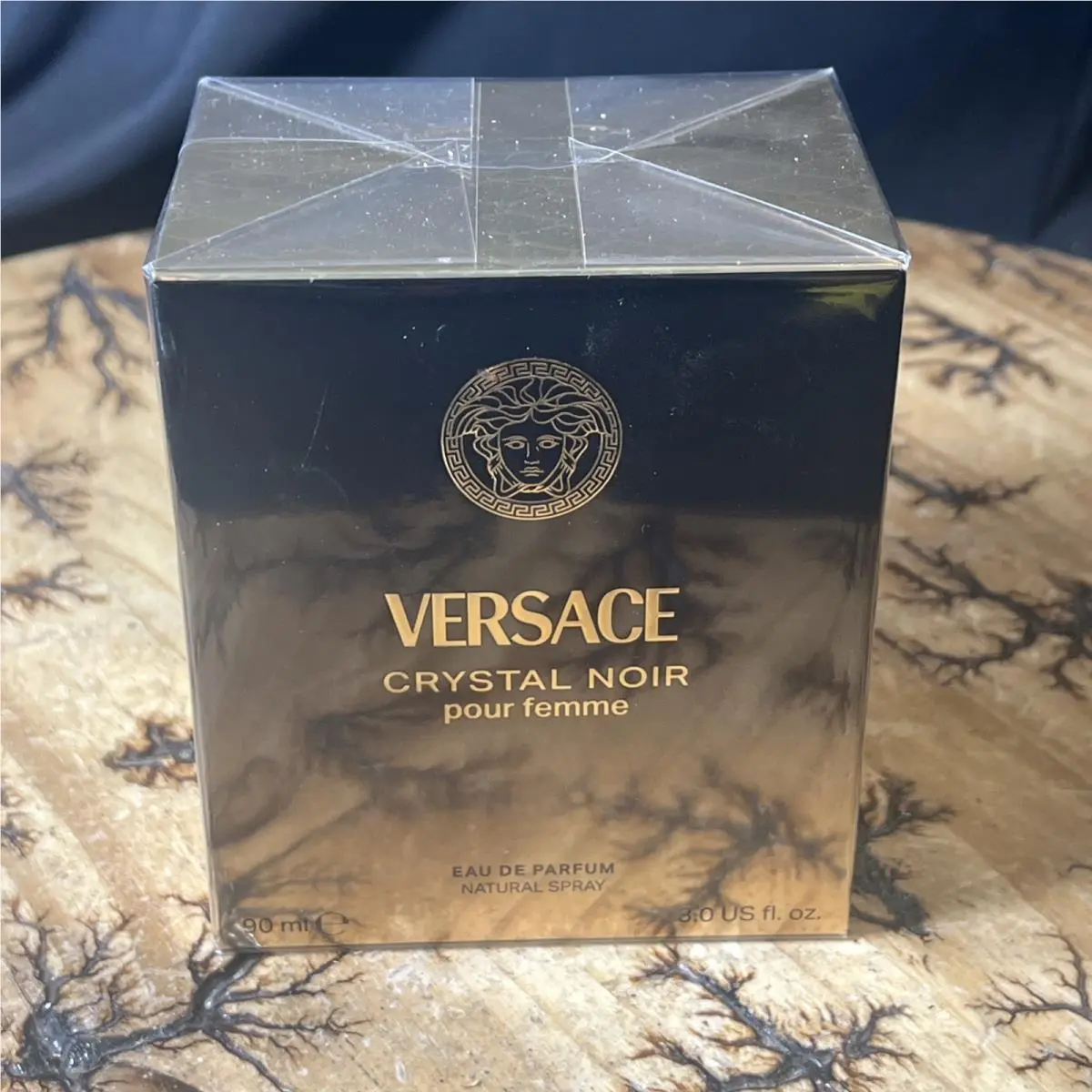Versace Crystal Noir Parfum Spray For Women 3.0 Oz / 90 ml