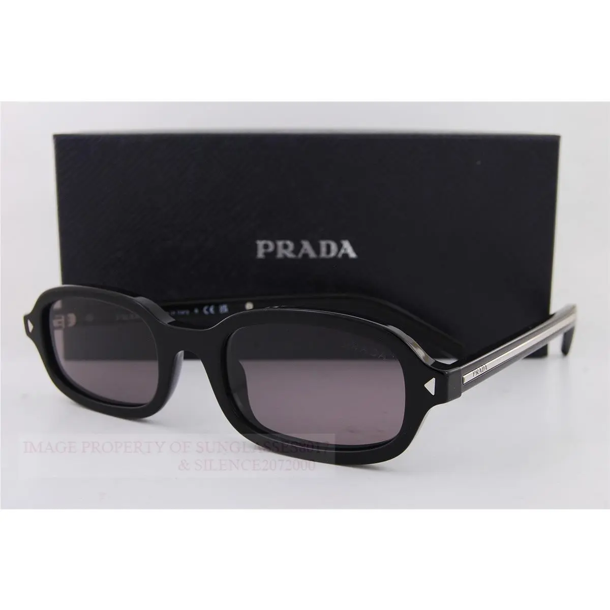 Prada Sunglasses PR D06S 16K 03D Black/grey For Men Women