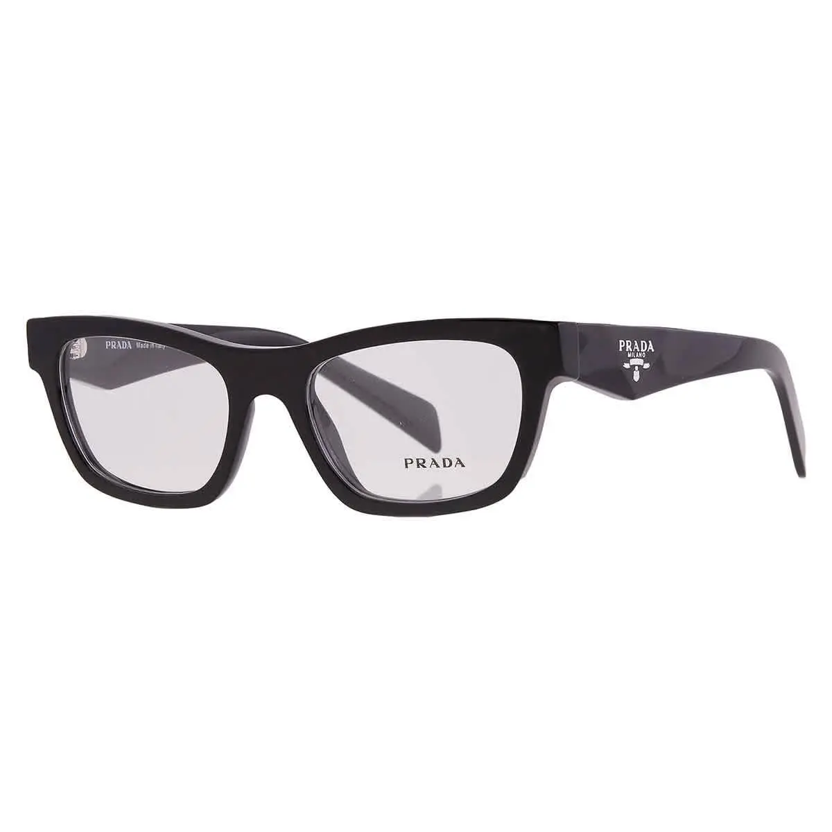 Prada Demo Square Ladies Eyeglasses PR B01V 16K1O1 52 PR B01V 16K1O1 52