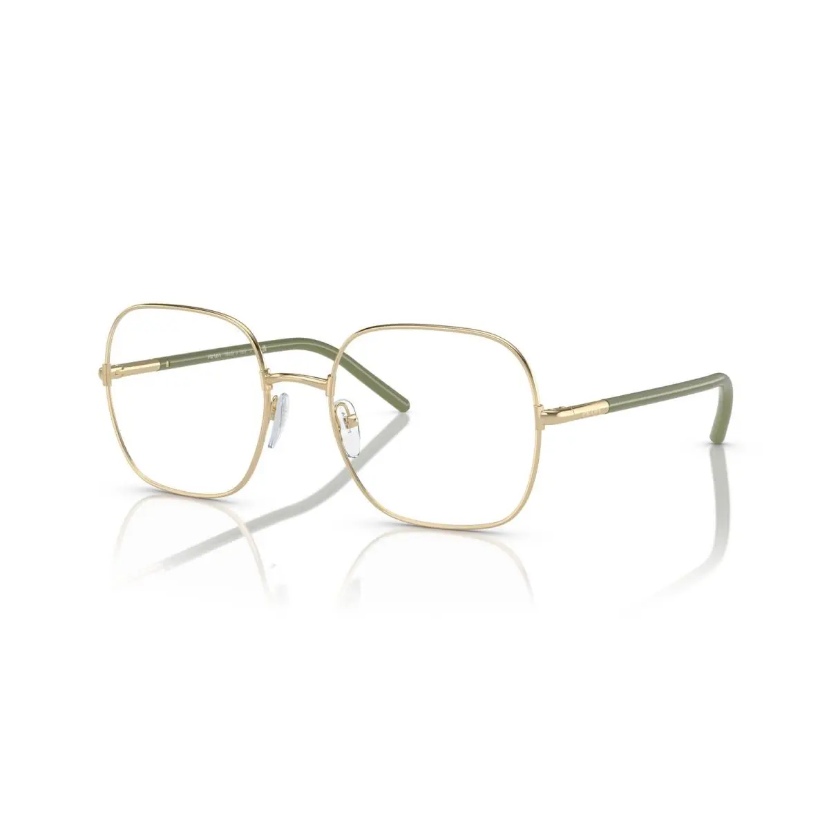 56WV Eyeglasses ZVN1O1 Gold by Prada