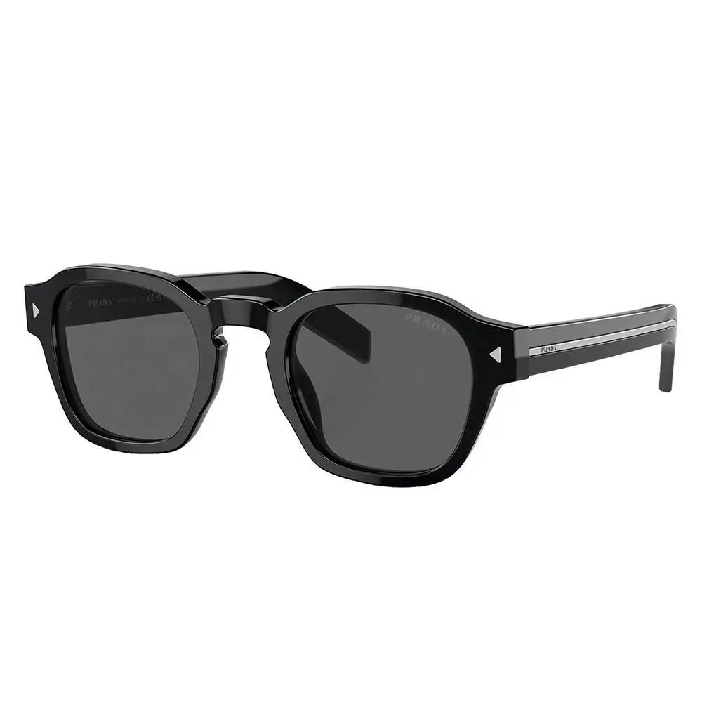 Prada PR A16S 16K731 Black Frame Grey Lens Unisex Sunglasses 52mm