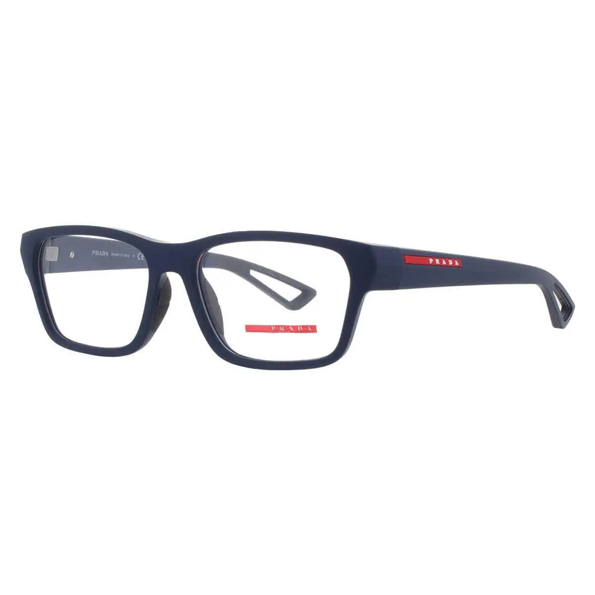 Prada Linea Rossa Demo Rectangular Men`s Eyeglasses PS 03RV MAG1O1 56