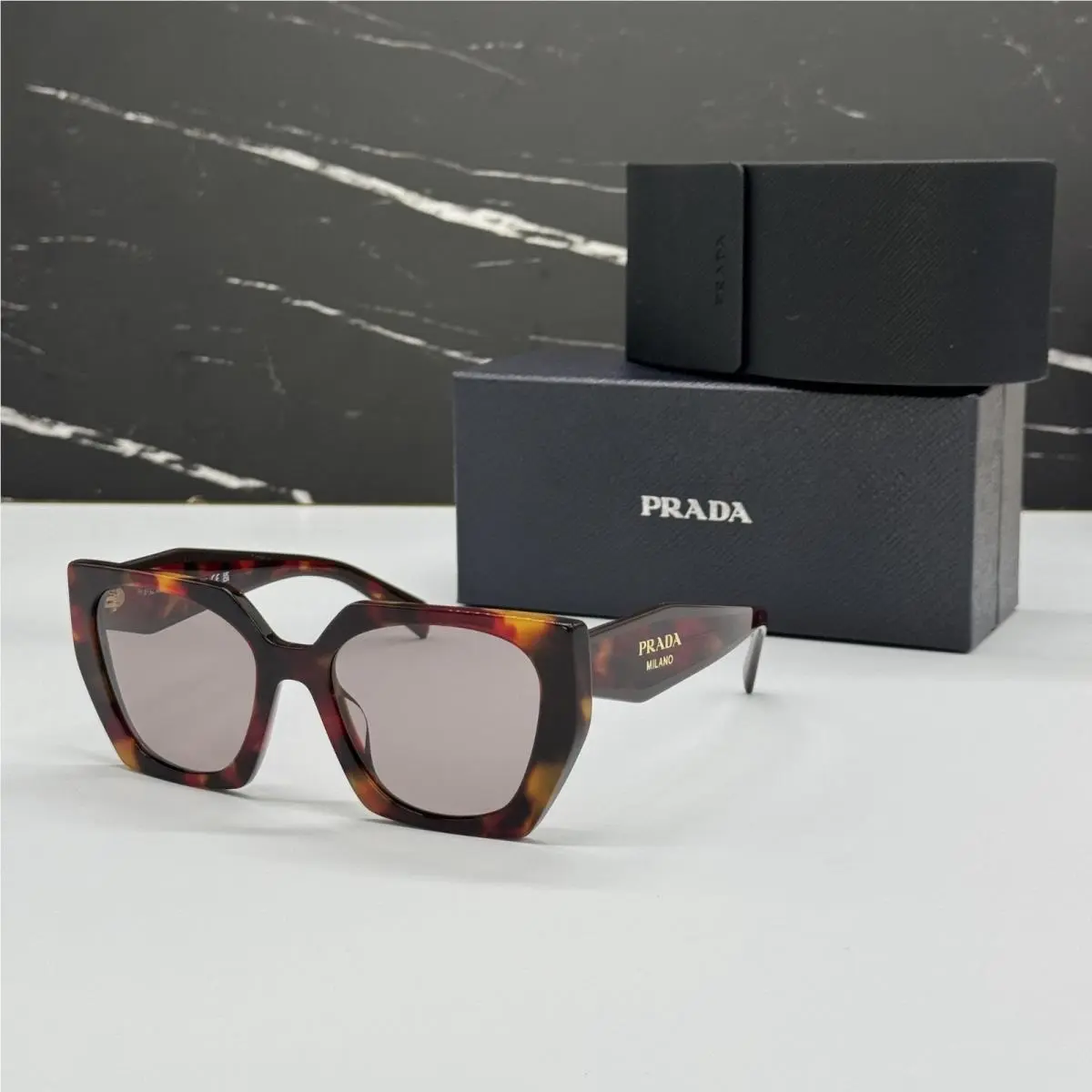 Prada PR15WS 22A20I Sunglasses Havana Women PR 15WS 22A20I Spr 15W 22A20I