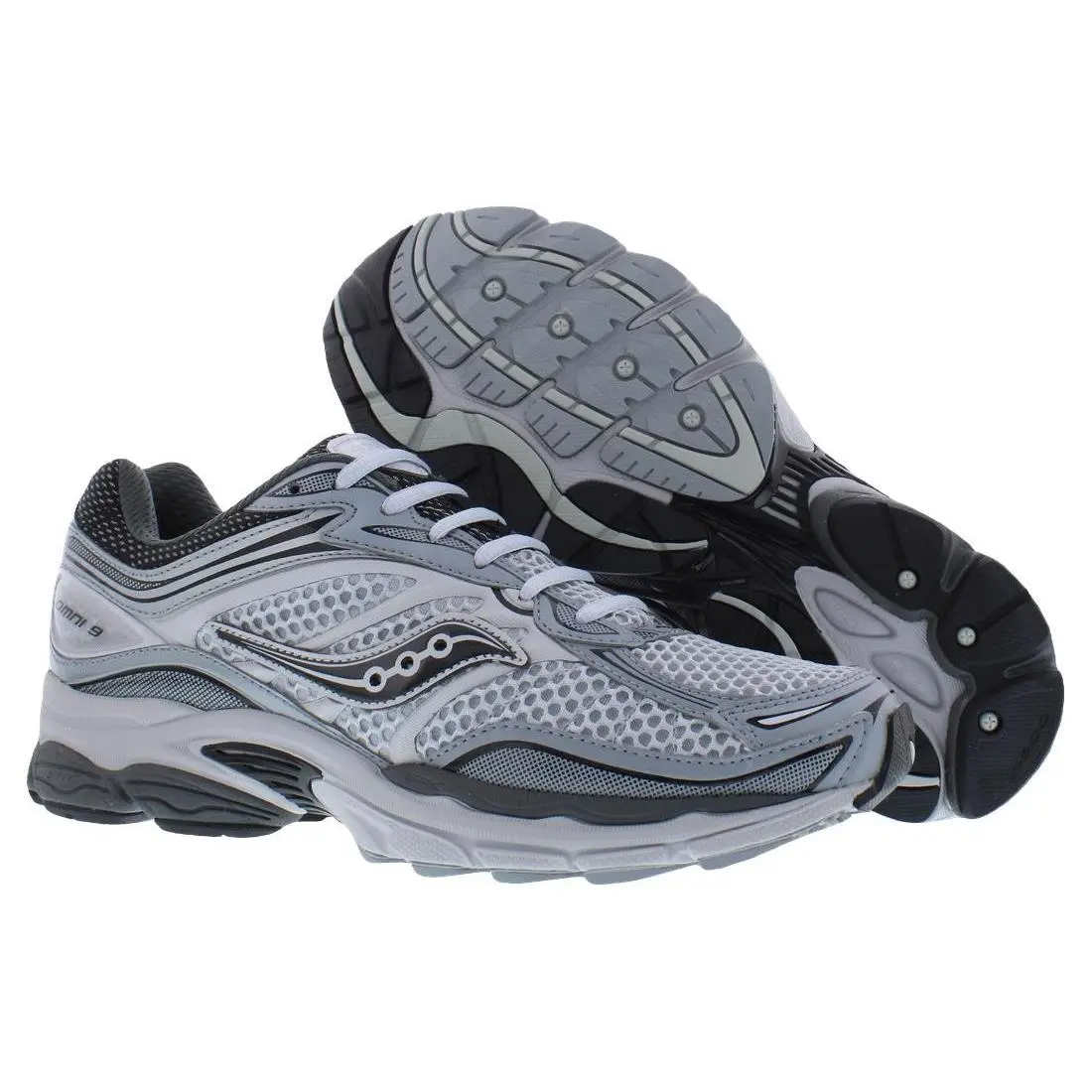 Saucony Progrid Omni 9 Unisex Shoes Size 9.5 Color: Microchip - Microchip, Main: Grey