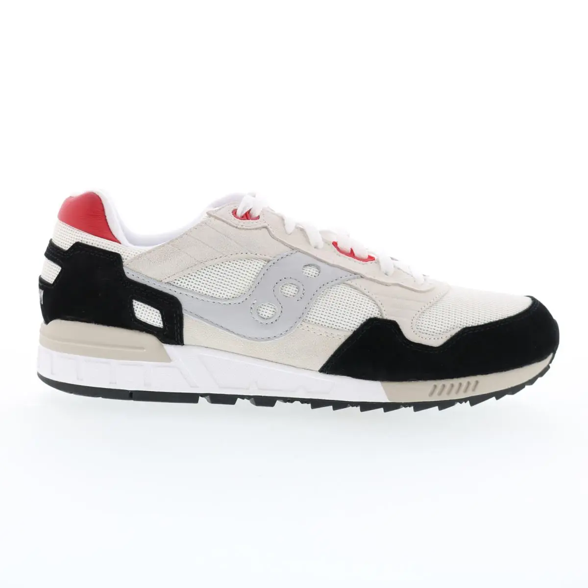 Saucony Shadow 5000 S70665-25 Mens White Suede Lifestyle Sneakers Shoes - White