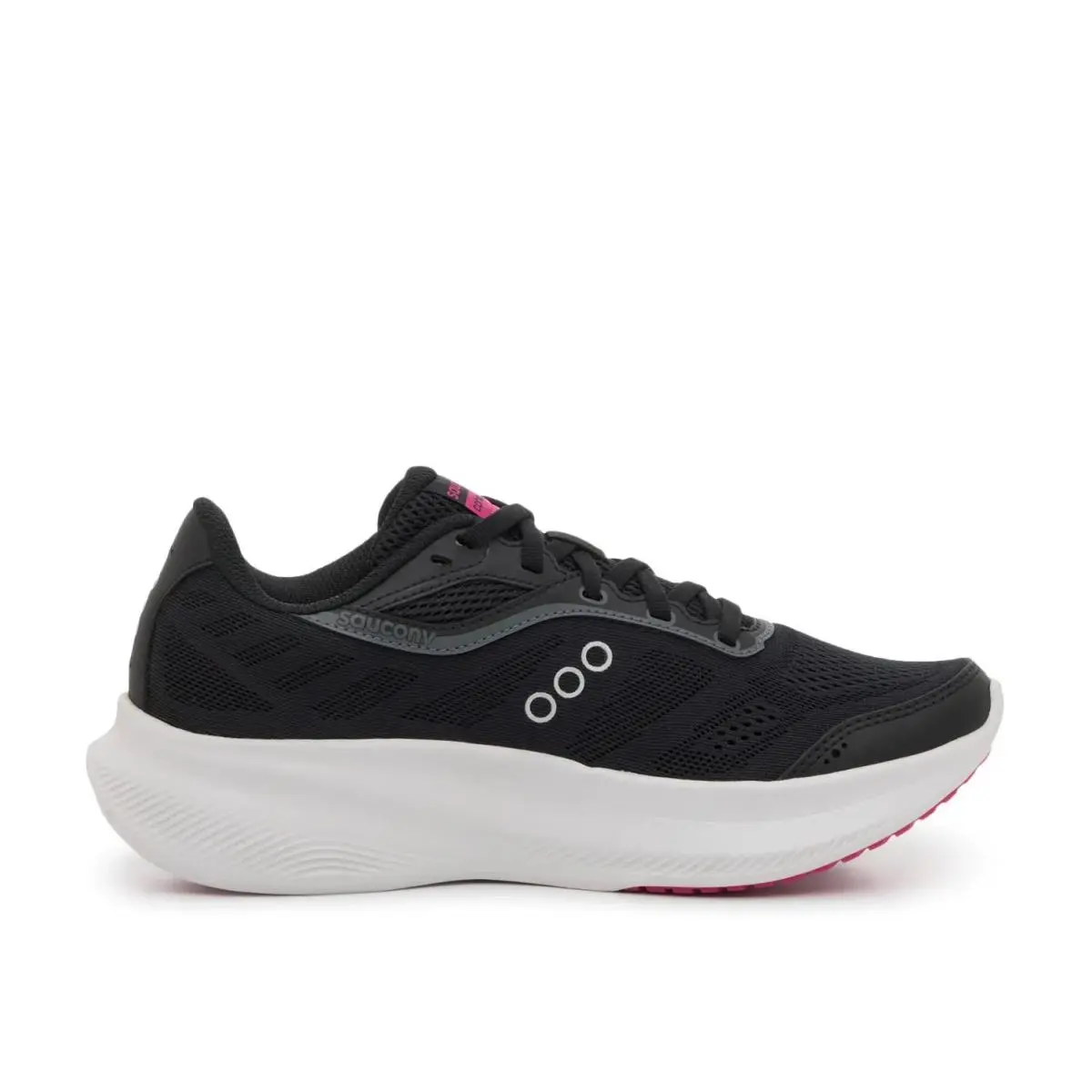 Saucony shoes - Black/White/Pink 3