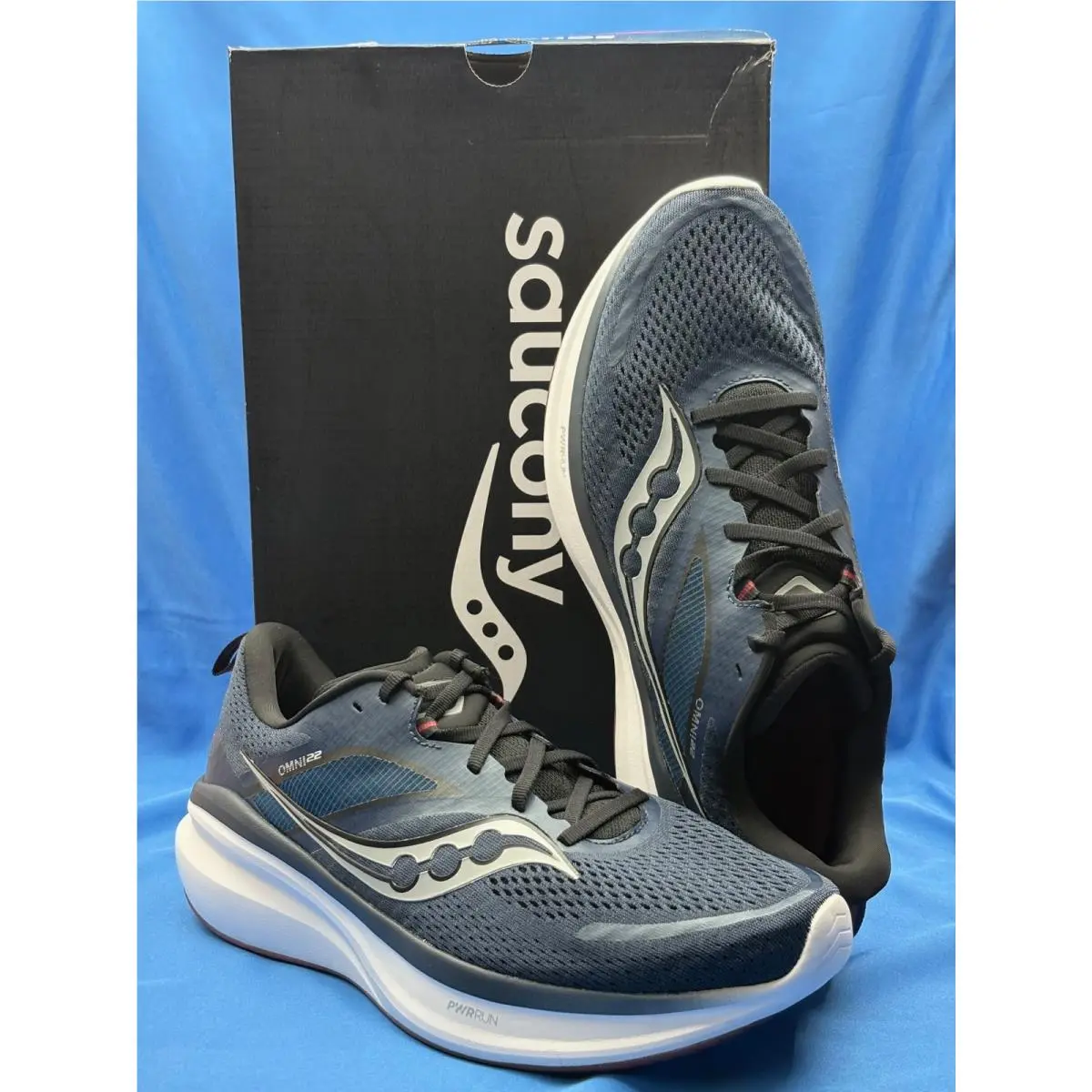 Saucony Omni 22 S20926-201 Navy/currant Marine Medium Men`s Running Shoes
