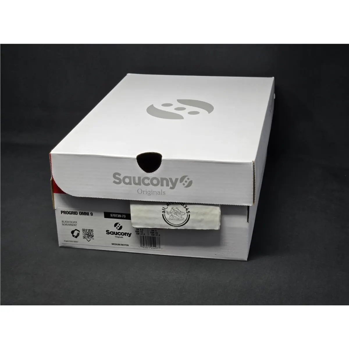 Saucony shoes - Saucony Progrid Omni 9 - Progrid Omni - S70739-73 - Black, Manufacturer: Black/Silver 6